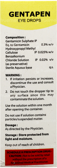 Gentapen Eye/Ear Drops 10Ml Gentapen Eye/Ear Drops 10Ml